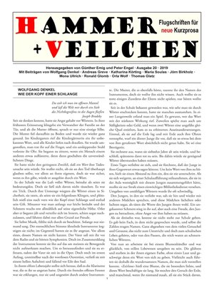 cover image of Hammer + Veilchen Nr. 20